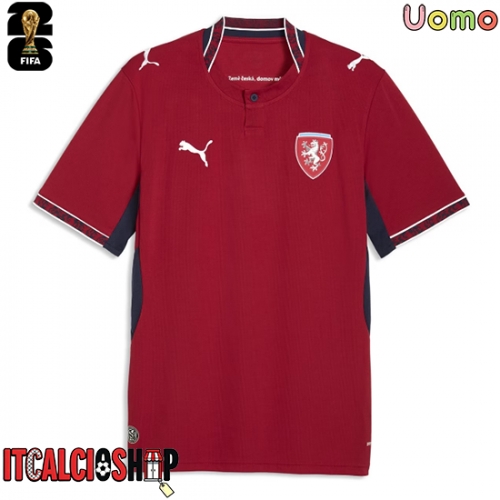 Repubblica Ceca Prima Maglia Mondiali 2026 Manica Corta